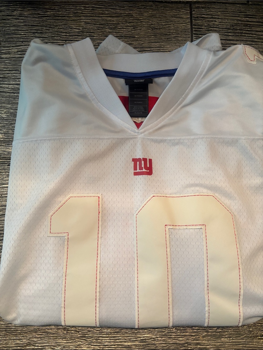 New York Giants Manning White #10 Football Jersey